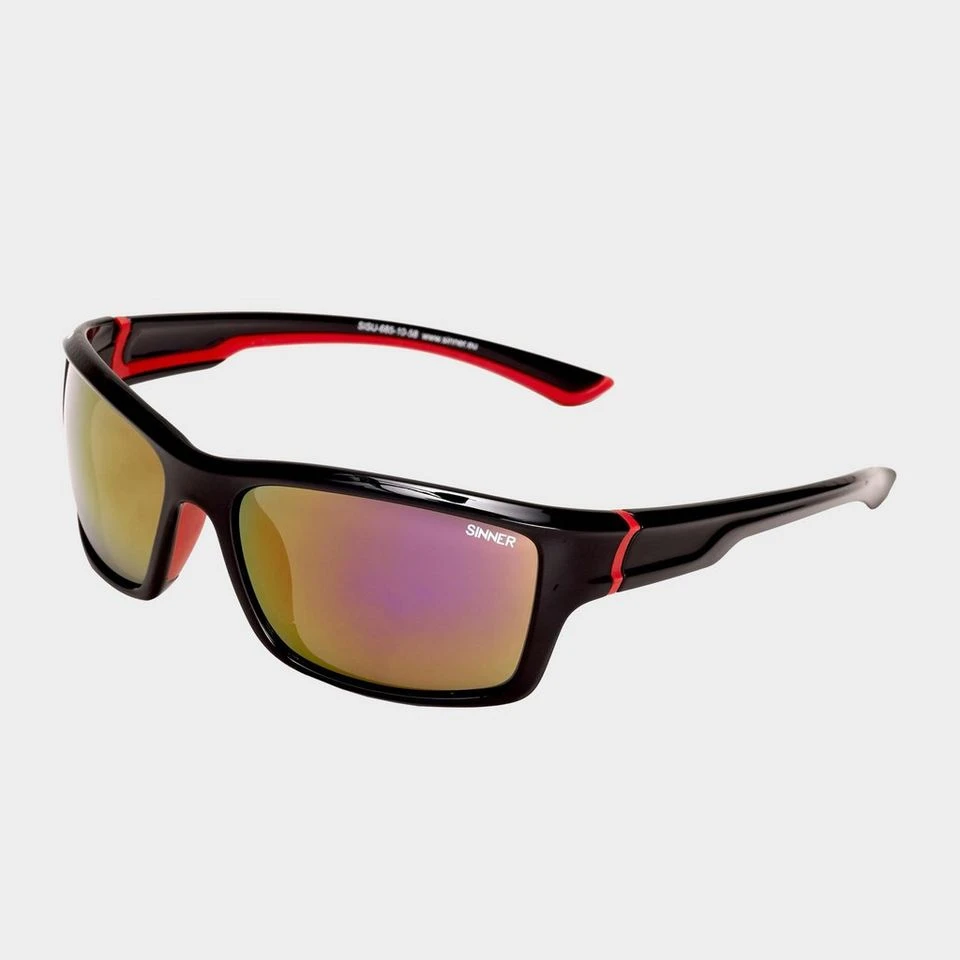 SINNER Cayo Sunglasses (Black/Red Revo) - Image 2